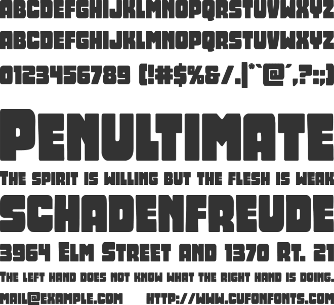 Opus Mundi font preview