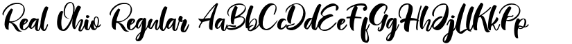 Real Ohio Regular font