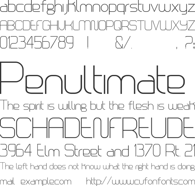Loomis Sans font preview