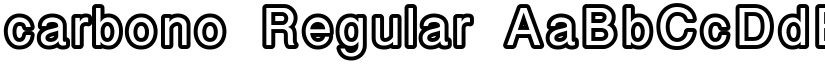 carbono Regular font
