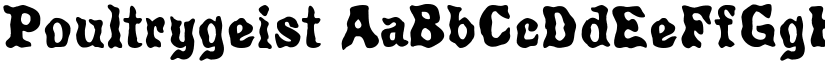 Poultrygeist font download