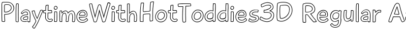 PlaytimeWithHotToddies3D Regular font