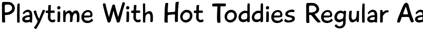 Playtime With Hot Toddies Regular font