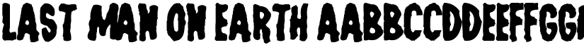 Last Man on Earth font