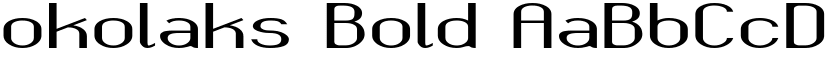 okolaks Bold font