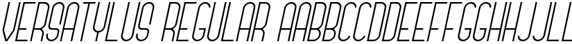 Versatylus Regular font