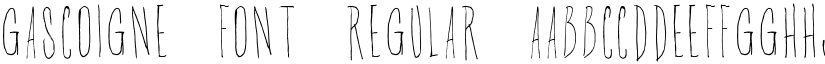 Gascoigne Font font download