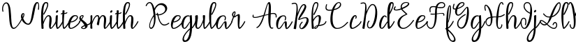 Whitesmith font download