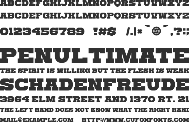 Katamari Serif font preview