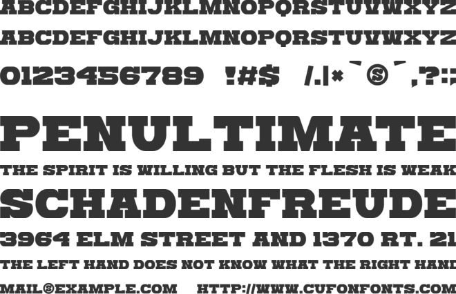 Katamari Serif font preview