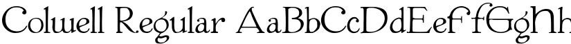 Colwell Regular font