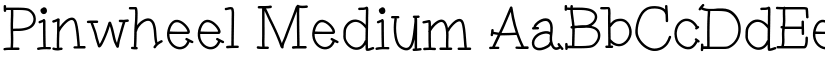 Pinwheel Medium font