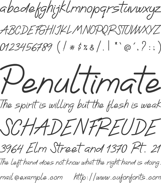 Ladybug font font preview