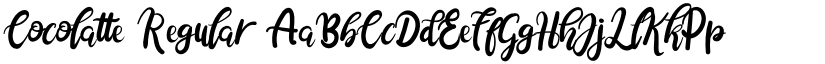 Cocolatte Regular font