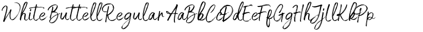White Buttell Regular font