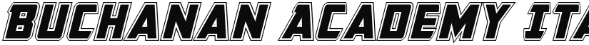 Buchanan Academy Italic Regular font