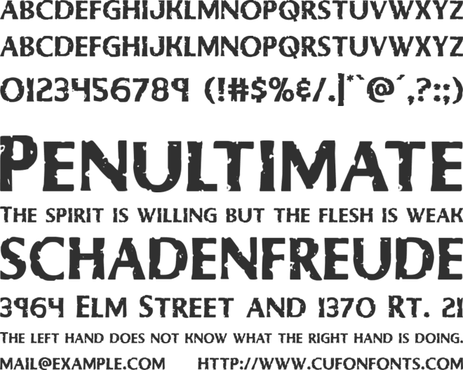 Body Swipers font preview