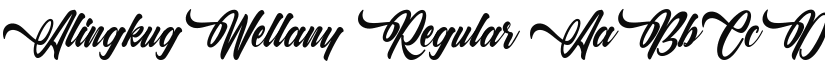 Alingkug Wellany font download