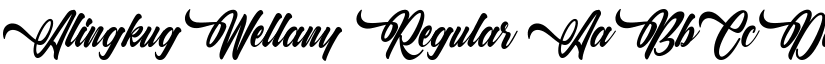 Alingkug Wellany font download