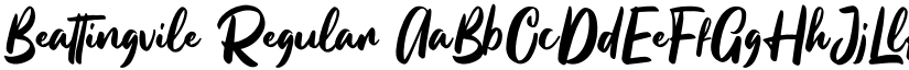 Beattingvile Regular font