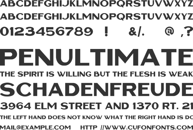 Cottage Sans DEMO font preview