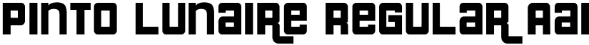 Pinto Lunaire Regular font
