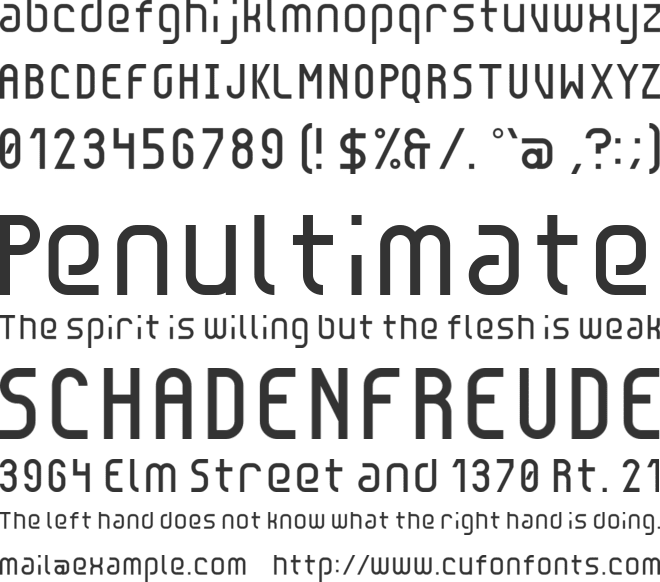 Mr Dna NBP font preview
