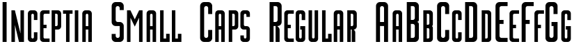 Inceptia Small Caps Regular font