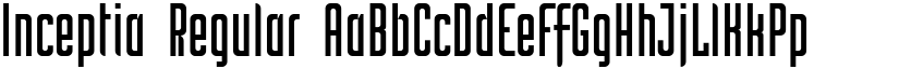 Inceptia Regular font