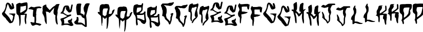 Grimey font