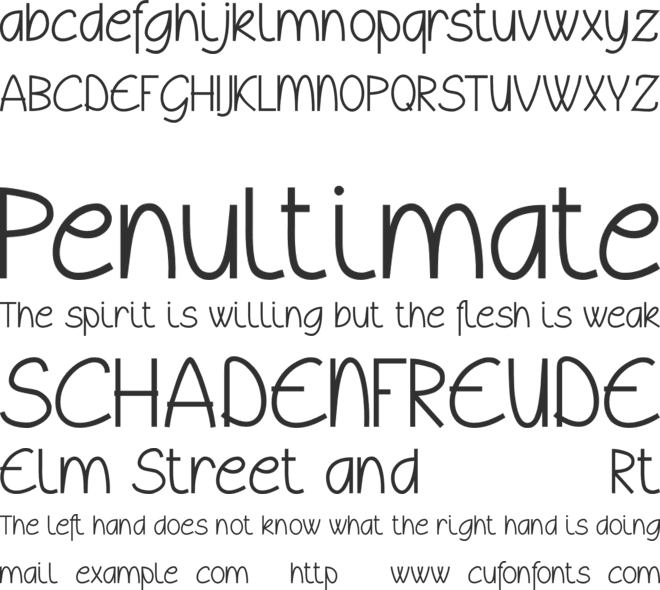 Wyllam font preview
