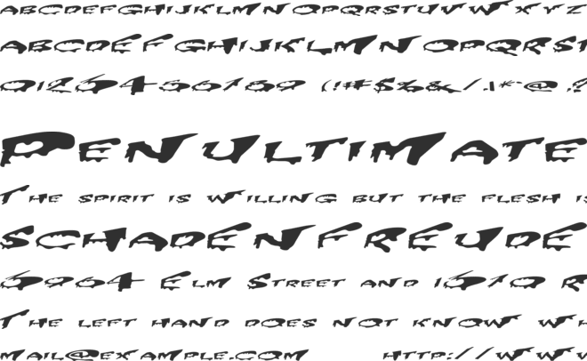 PreCrypt font preview