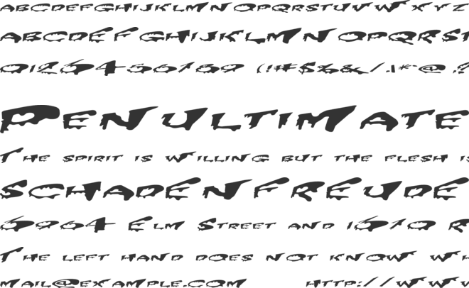 PreCrypt font preview