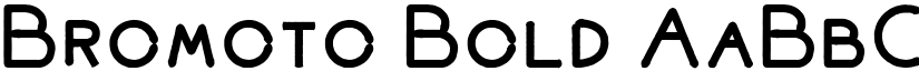 Bromoto Bold font