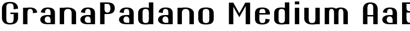 GranaPadano Medium font