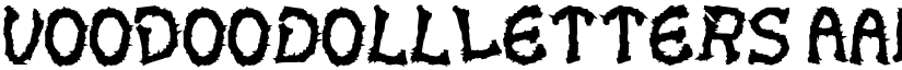 VoodooDollLetters font
