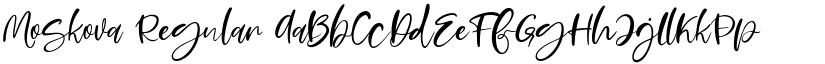 Moskova Regular font
