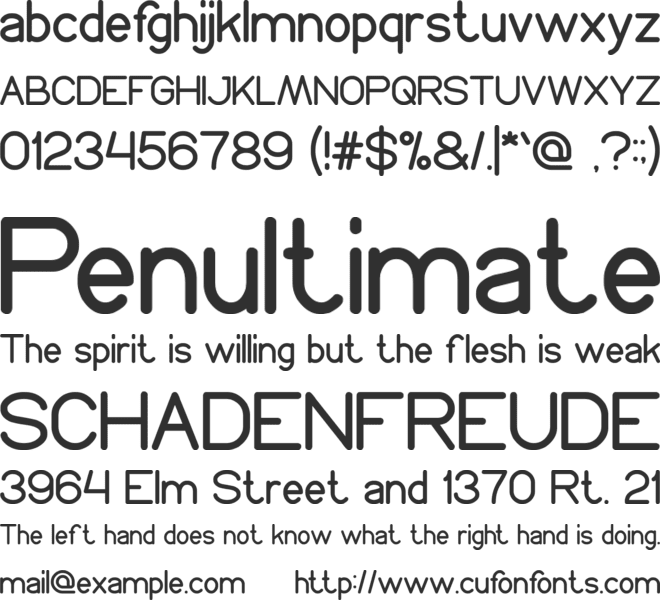 Proffesional Edition font preview