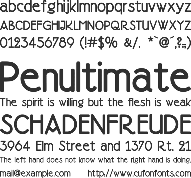 DoctorJekyll font preview
