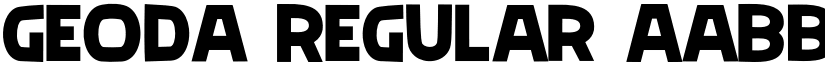 geoda Regular font