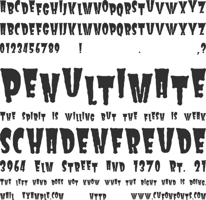 Frankie font preview