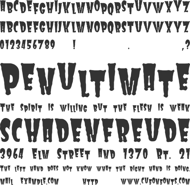 Frankie font preview