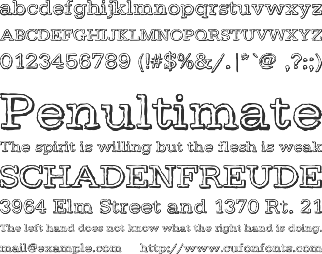 DayLight font preview