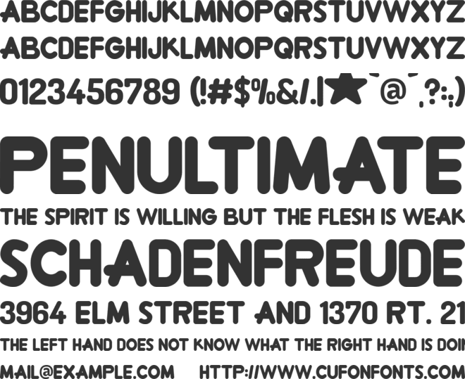 Crewniverse font preview