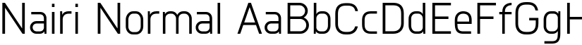 Nairi Normal font