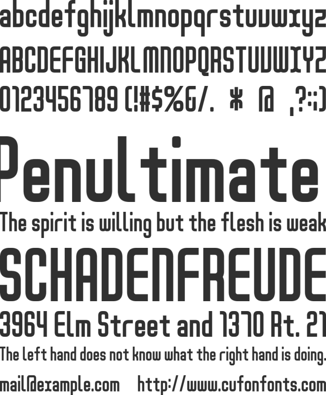 D3 Smartism TypeA font preview