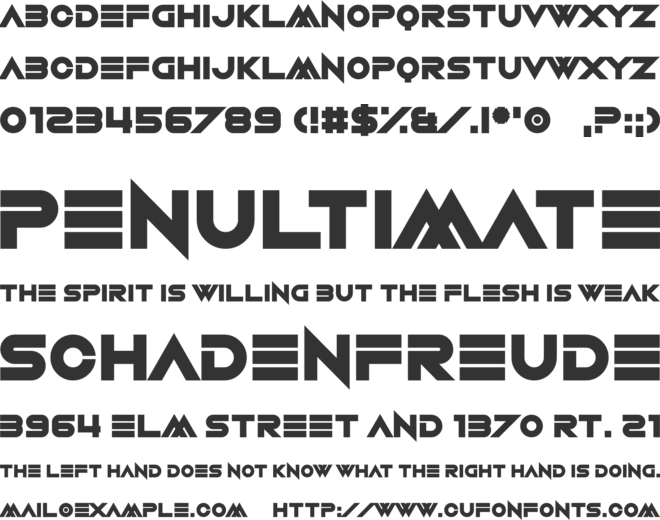 Amuse-Bouche font preview