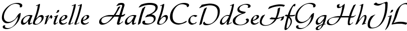 Gabrielle font