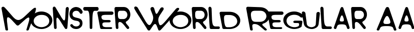 Monster World Regular font