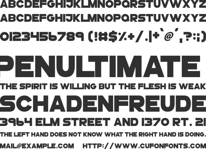GoGoPosterPunch font preview
